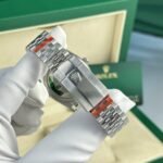Rolex Datejust 126234 904L Steel Green Palm Dial 36mm Jub Super Clone - 图片 9