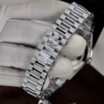 Rolex Day-Date 904L Steel Meteorite Dial With Diamonds 40mm Super Clone - 图片 20