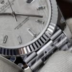 Rolex Day-Date 904L Steel Meteorite Dial With Diamonds 40mm Super Clone - 图片 15