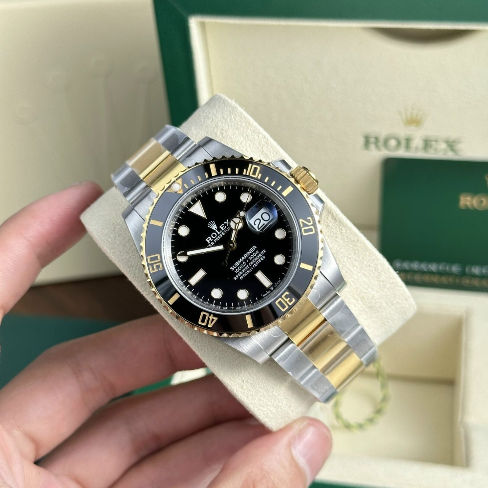 1750588061-32.jpg Rolex Submariner 126613LN SS/YG Plated Black Dial 41mm Oyster Super Clone - 图片 1