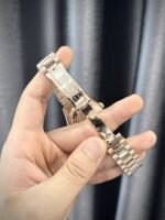 Rolex Day-Date 128235 RG Plated Green Dial With Diamonds 36mm Super Clone - 图片 5