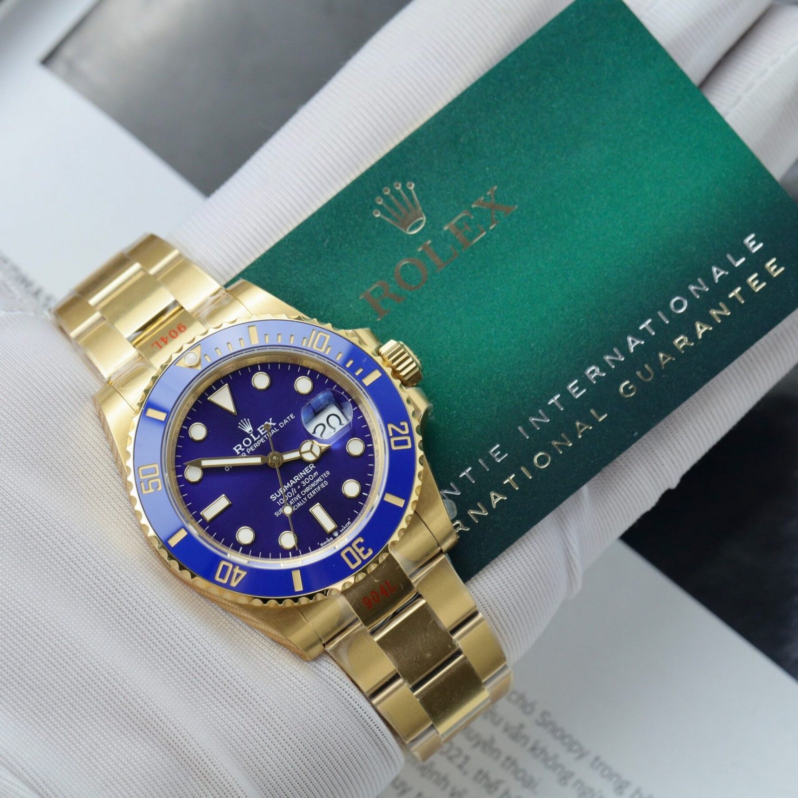1750588076-38.jpg Rolex Submariner 126618LB YG Plated Blue Dial 40mm Oyster Super Clone - 图片 1
