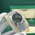 Rolex Datejust 126334 904L Steel Green Motif Dial 41mm Jub Super Clone - 图片 3