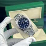Rolex Datejust 126334 904L Steel Blue Motif Dial 41mm Jub Super Clone - 图片 3