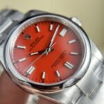Rolex Oyster Perpetual 126000 904L Steel Red Dial 36mm Oyster Super Clone - 图片 2