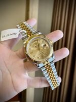 Rolex Day-Date SS/YG Plated Champagne Dial CZ Diamonds 40mm Jub Super Clone - 图片 2