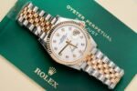 Rolex Datejust SS/YG Plated MOP Dial CZ Diamonds 36mm Jub Super Clone - 图片 3