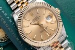 Rolex Datejust SS/RG Plated Gold Dial 41mm Jub Super Clone - 图片 3