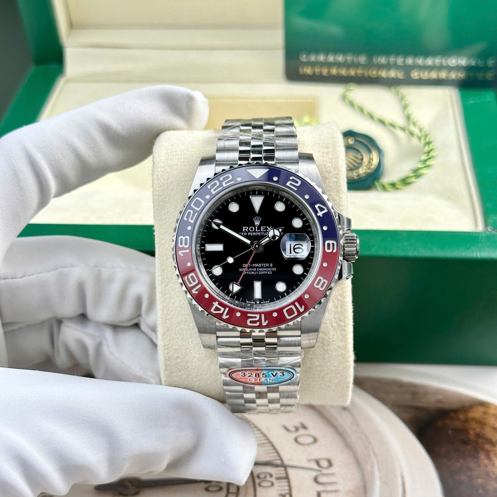 1750588276-119.jpg Rolex GMT-Master II 126710BLRO Pepsi 904L Steel Black Dial 40mm Jub Super Clone - 图片 1
