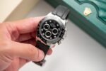 Rolex Daytona 116519LN 904L Steel Black Dial CZ Diamonds 40mm Oysterflex Super Clone - 图片 3