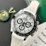 Rolex Daytona 116509LN Panda 904L Steel White Dial 40mm Oysterflex Super Clone