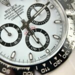 Rolex Daytona 116509LN Panda 904L Steel White Dial 40mm Oysterflex Super Clone - 图片 3