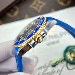 Rolex Submariner SS/YG Plated Blue Dial 40mm Oysterflex Super Clone - 图片 6