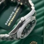Rolex Day-Date 316L Steel Dark MOP Dial CZ Diamonds 40mm AAA Replica - 图片 6