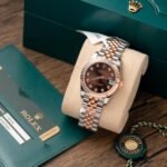 Rolex Datejust SS/RG Plated Chocolate Roman Numeral Dial 31mm Jub Super Clone