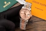 Rolex Datejust SS/RG Plated Pink Dial 31mm Jub Super Clone - 图片 3