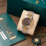 Rolex Datejust 278273 SS/YG Plated Dark MOP Dial CZ Diamonds 31mm Jub AAA Replica
