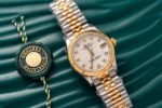 Rolex Datejust 278271 SS/YG Plated White Enamel Dial CZ Diamonds 31mm Jub AAA Replica - 图片 3