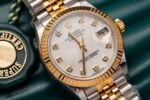Rolex Datejust 278271 SS/YG Plated White Enamel Dial CZ Diamonds 31mm Jub AAA Replica - 图片 4