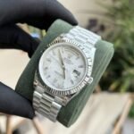 Rolex Day-Date 316L Steel Meteorite Dial CZ Diamonds 40mm GMF Replica - 图片 2