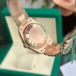 Rolex Day-Date RG Plated Chocolate Dial Diamonds 36mm Replica - 图片 4