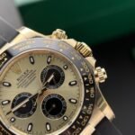 Rolex Daytona 116518LN YG Plated Champagne/Black Dial 40mm Oysterflex Super Clone - 图片 5
