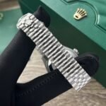 Rolex Datejust 316L Steel Black Dial CZ Diamonds 31mm Jub AAA Replica - 图片 5