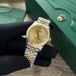Rolex Datejust SS/YG Plated Champagne Dial 31mm Jub AAA Replica - 图片 3