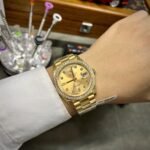Rolex Day-Date YG Plated Champagne Dial With Diamonds 40mm Super Clone - 图片 8