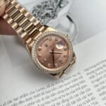 Rolex Day-Date RG Plated Pink Dial CZ Diamonds 36mm EWF Replica - 图片 2