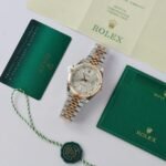 Rolex Datejust SS/RG Plated White Dial 41mm Jub Super Clone - 图片 4