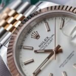 Rolex Datejust SS/RG Plated White Dial 41mm Jub Super Clone - 图片 5