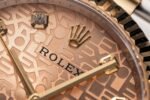 Rolex Datejust SS/RG Plated Fluted Gold Dial CZ Diamonds 36mm Jub Super Clone - 图片 7