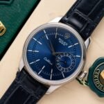 Rolex Cellini 50519 316L Steel Blue Dial 39mm Leather AAA Replica