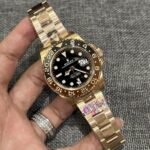 Rolex GMT-Master II 126715CHNR Root Beer YG Plated Black Dial 40mm Oyster Super Clone