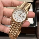 Rolex Day-Date RG Plated MOP Dial CZ Diamonds 36mm EWF Replica - 图片 2