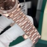 Rolex Day-Date 228235 RG Plated Chocolate Dial 40mm Super Clone - 图片 4