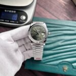 Rolex Day-Date 228236 904L Steel Green Dial 40mm Super Clone