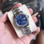 Rolex Datejust 316L Steel Blue Dial CZ Diamonds 31mm Oyster AAA Replica - 图片 2