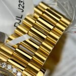 Rolex Day-Date YG Plated Gold Dial With Diamonds 40mm Super Clone - 图片 6