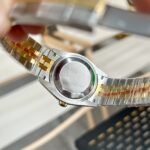 Rolex Datejust 126283RBR SS/YG Plated Palm Leaf Gold Dial CZ Diamonds 41mm Jub AAA Replica - 图片 5