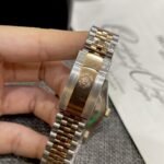 Rolex Datejust 126231 SS/RG Plated Grey Dial CZ Diamonds 36mm Jub Super Clone - 图片 6
