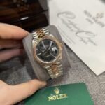 Rolex Datejust 126231 SS/RG Plated Wimbledon Grey Dial 36mm Jub Super Clone - 图片 2