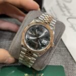Rolex Datejust 126231 SS/RG Plated Wimbledon Grey Dial 36mm Jub Super Clone - 图片 3