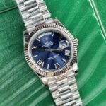 Rolex Day-Date 228239 904L Steel Blue Dial 40mm Super Clone - 图片 3