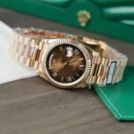 Rolex Day-Date 128235 RG Plated Ombre Brown Dial 36mm Super Clone - 图片 3