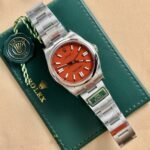 Rolex Oyster Perpetual 124300 316L Steel Red Dial 41mm Oyster KGF Replica - 图片 2