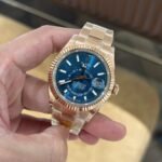 Rolex Sky-Dweller 336935 RG Plated Blue Dial 42mm Oyster NBF Replica - 图片 2