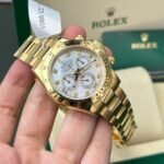 Rolex Daytona 116508 YG Plated MOP Dial CZ Diamonds 40mm Oyster Super Clone - 图片 3