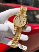 Rolex Day-Date YG Plated Diamond Dial 40mm Super Clone - 图片 2